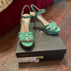 Vince Camuto Toledo Mojito Snake Patent Heels